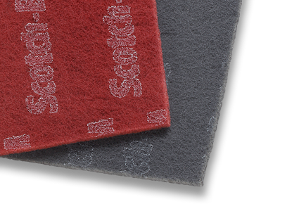 Tamponi manuali abrasivi Scotch-Brite in tessuto-non-tessuto