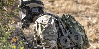 3M Scott C420 Plus PAPR con CBRN per uso militare

