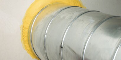 Immagine di HVAC applicato a una parete
