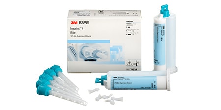 Pacchetto 3M Imprint 4 Bite VPS materiale per la registrazione occlusale
