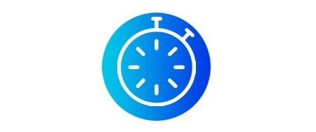 icona con un orologio
