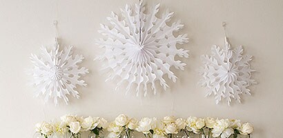 Fiocchi di neve natalizi