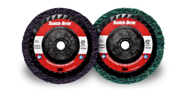 Dischi Scotch-Brite™ Clean and Strip XT Pro e XT Pro Extra Cut