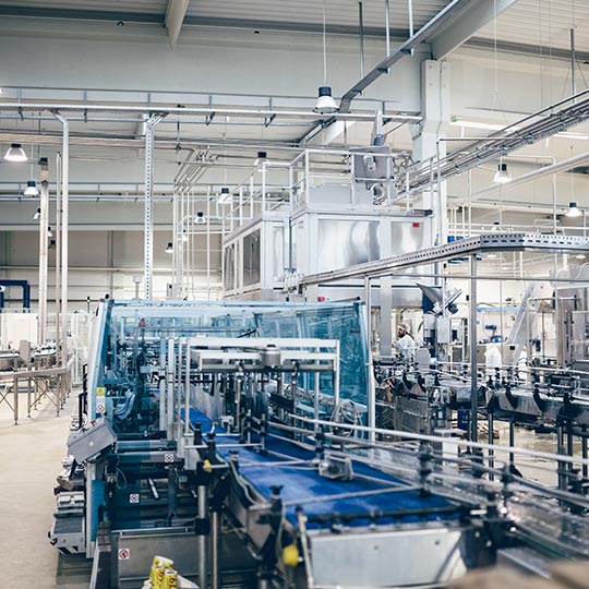 Interni di un impianto di produzione