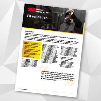 Prima pagina della documentazione tecnica Fit Test e validazione della tenuta dei DPI