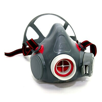 Maschera Mezzo Viso 3m P100 Kit Respiratore Con Semimaschera 7502 Riutilizzabile E 2 Filtri 6057 3M [7502 6057 Maschera 3m Dimensioni