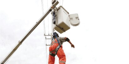 Discesa e salvataggio per il lavoro in quota
