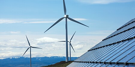 Parco eolico e solare
