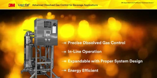 Video sui contattori a membrana 3M™ Liqui-Cel™ per il trasferimento di gas nelle bevande
