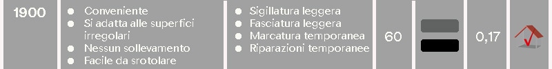 1900 caratteristica, applicazione, caratteristiche