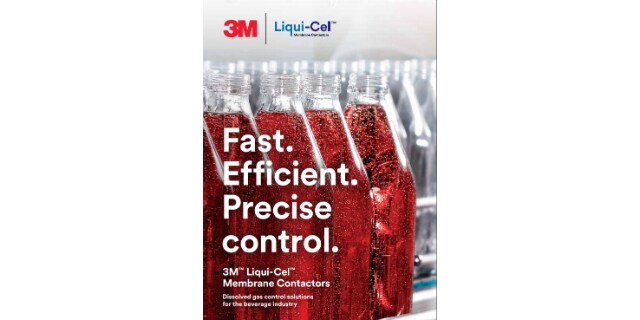 Copertina della brochure sui Contattori a membrana 3M™ Liqui-Cel™ per la produzione di bevande
