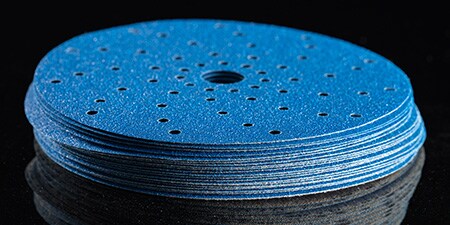 immagine dei dischi e rotoli abrasivi Blue
