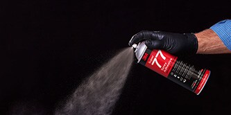 Adesivi spray 3M in azione

