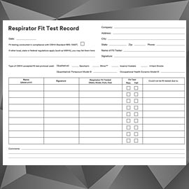 Record per Fit Test