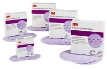3M™ Hookit™ Disco abrasivo 260L Purple Finishing Film 150 mm, 15 fori, P1500, PN51154