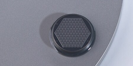 Vista al microscopio del modello di microreplicazione su CMP pad conditioner 3M™ Trizact™ T Series
