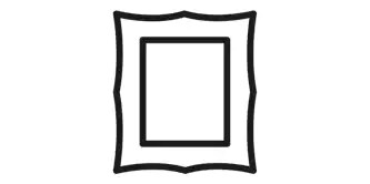 Icona cornice per quadri
