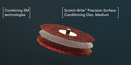 Video di Scotch-Brite™ Precision Disco per il condizionamento delle superfici
