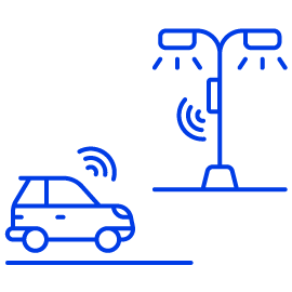 Grafica scatola remota Edge con auto autonoma