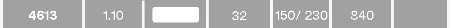 4613 | 1,10 mm | Colore: bianco | 32 N/cm | 150/230&deg;C | 840 kg/m3