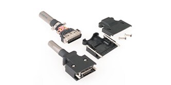 Foto di prodotti per la famiglia di connettori MDR Wiremount 

