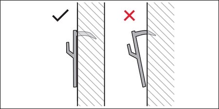 Istruzione per appendere leggero due
