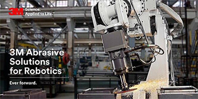 Copertina della brochure Soluzioni abrasive 3M per sistemi robotizzati
