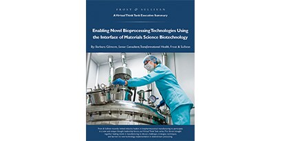 PDF sull'implementazione di nuove tecnologie di bioprocesso

