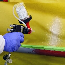 Applicazione di un rivestimento protettivo con 3M Accuspray