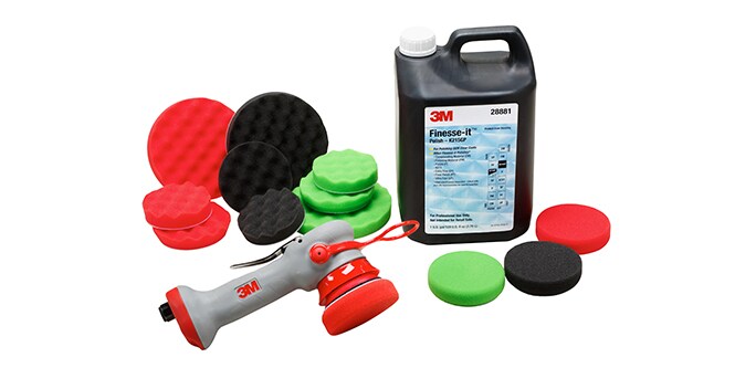 Cuffie e tamponi per lucidatura industriale, lucidatrice e polish 3M™ Finesse-It™
