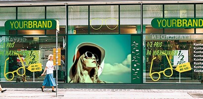 Vetrofanie per pubblicità promozionale
