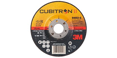 Disco da sbavo a centro depresso 3M™ Cubitron™ II
