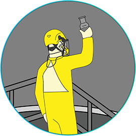 Illustrazione della sedimentazione primaria