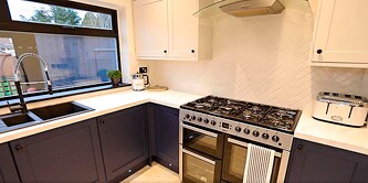 Cucina con interni rinnovati, cliente privato
