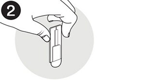 Icona che mostra come tenere delicatamente in posizione la base del gancio Command™
