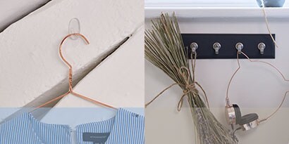 Ganci trasparenti, decorativi/metallici
