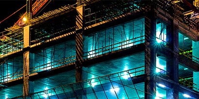 Cantiere di notte
