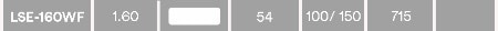 LSE-160WF | 1,60 mm | Colore: bianco | 54 N/cm | 100/150&deg;C | 715 kg/m3