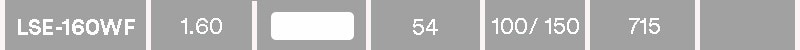 LSE-160WF | 1,60 mm | Colore: bianco | 54 N/cm | 100/150&deg;C | 715 kg/m3