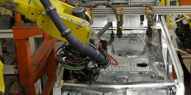 Assemblaggio robotizzato della struttura
