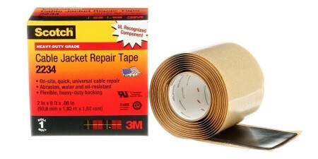 Scotch® 2234 Nastro resistente per la riparazione di guaine di cavi 
