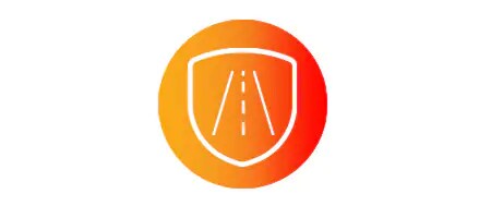 Icona con uno scudo e una strada
