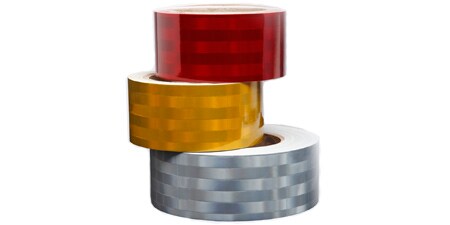 Nastro retroriflettente per veicoli 3M™ Metalised Conspicuity Vehicle Marking Serie 943
