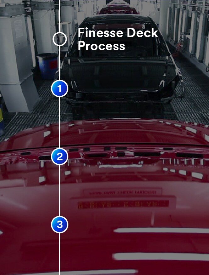 Auto su linea di assemblaggio
