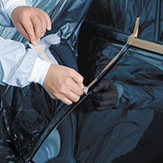 Rimozione di nastri e film per mascheratura