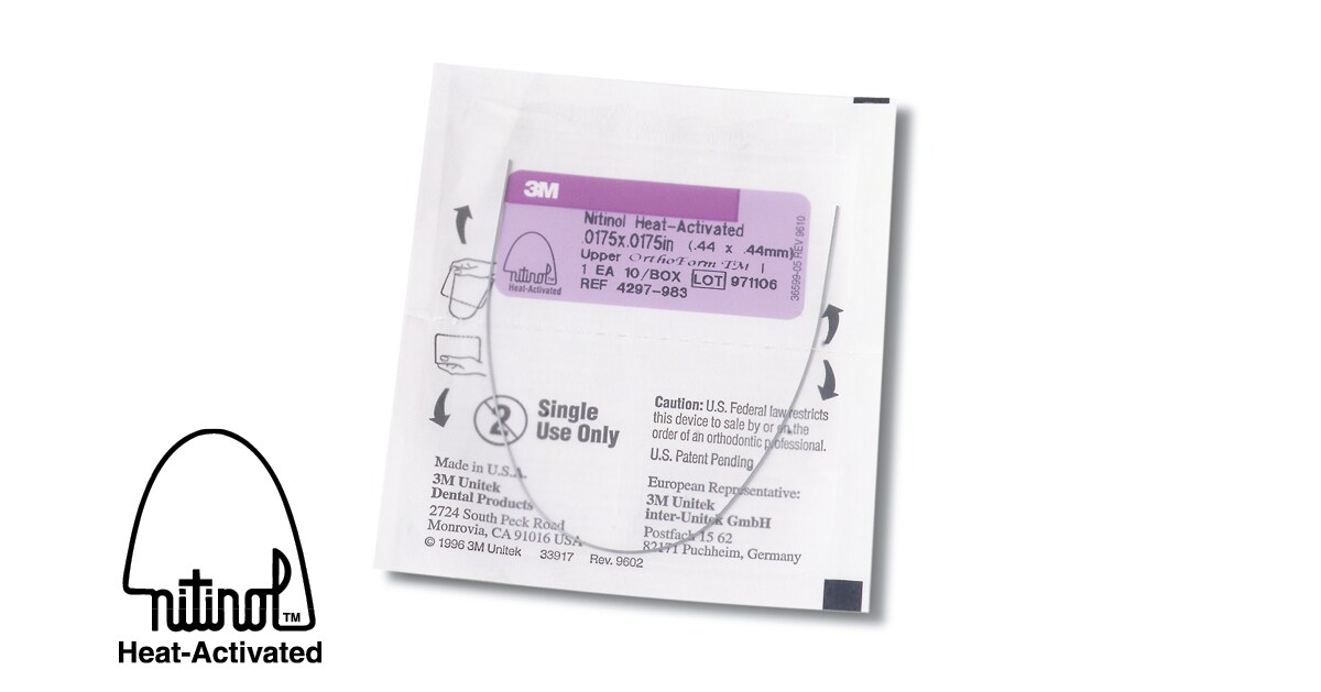 Unitek™ Nitinol Heat-Activated Archwire
