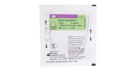 3M Unitek Archwires product package on white 
