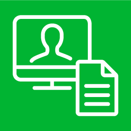 Whitepaper e icona sul desktop.