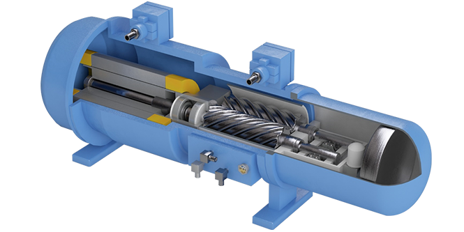 Dispositivi di tenuta e guarnizioni di un compressore realizzate con fluoropolimeri 3M.
