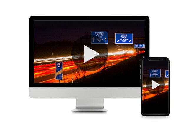Schermate che mostrano l'anteprima del webinar
